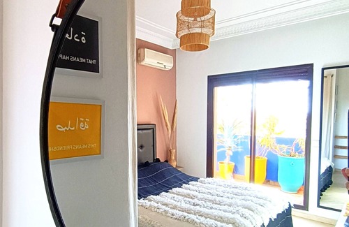 Majorelle Apartment | Superb Apt with Panoramic Terrace, Steps from Majorelle Gardens and YSL Museum