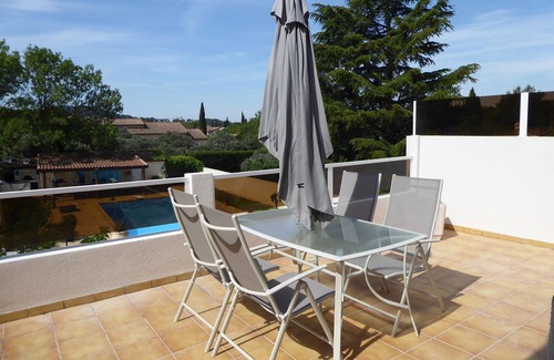 Velaux House | Superb T3 "L'Oliveraie" with terrace - Private pool - In the heart of the pine forest