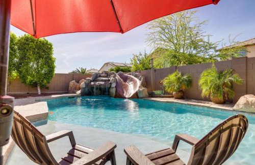 Greer Ranch House | Surprise Home with Heated Pool and Deck