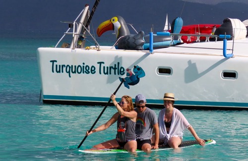 Marigot Boat Rental | SXM Turquoise Turtle Catamaran