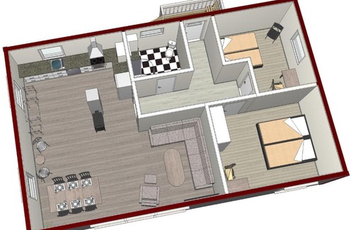 Vestvagøy Apartment | T-R Huset i Hellosan