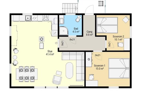 Vestvagøy Apartment | T-R Huset i Hellosan