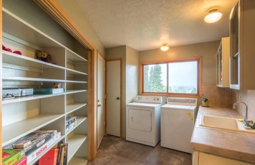 Mount Tabor House | Tabor Hillside Retreat over the trees, walk to trails, and Montavilla cafes.