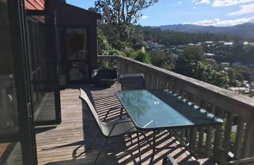 Tairua House | Tairua Treetops - cosy home with stunning views and hot tub