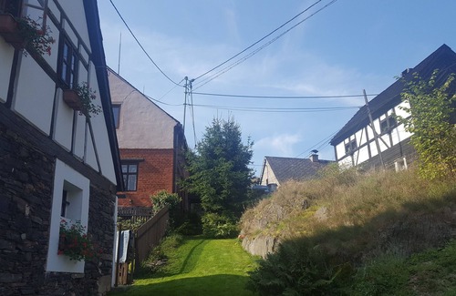 Rabatejn nad Strelou House | Terrace with gorgeous panorama in historic Rabstejn