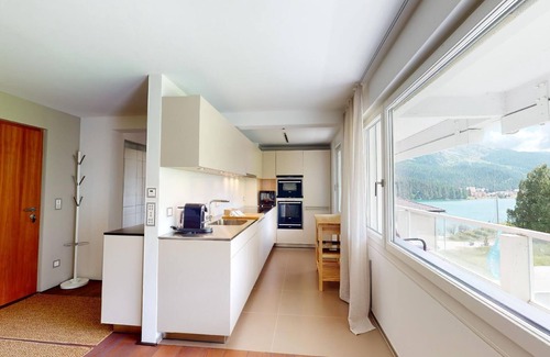 St. Moritz Apartment | The apartment is located in a prime location on the famous Via Serlas in St.