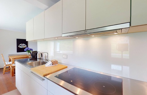 St. Moritz Apartment | The apartment is located in a prime location on the famous Via Serlas in St.