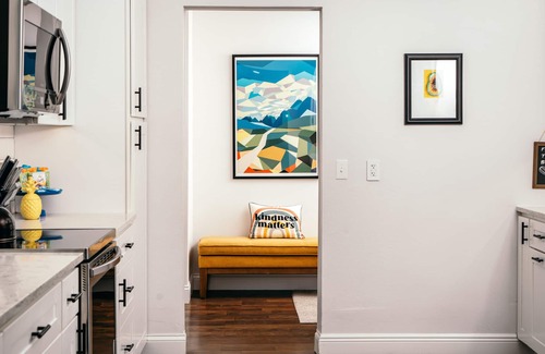 Bentonville House | The Blue Door Bentonville is an ideal Bike In/Bike Out location, close to dwtwn.