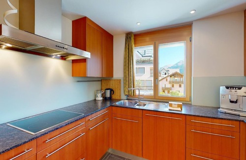 Celerina-Schlarigna Apartment | The Chesa Chalcherin is a newly built Minergie apartment house.