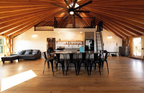 Garden City RV Rental | The Cisco Yurt - Rustic. Modern. Spectacular. Sleeps 12.