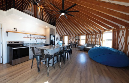 Garden City RV Rental | The Cisco Yurt - Rustic. Modern. Spectacular. Sleeps 12.