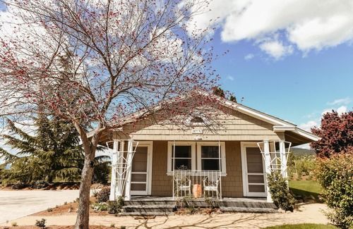 Medford Villa | The Cottage: One bedroom w/mini fridge & private bath.