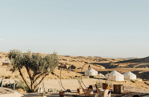 Agafay House | The First Agafay, next to Marrakech, luxury in the middle of the desert in yurts