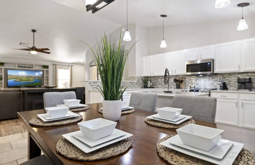 Power Ranch House | The Galileo in the Heart of Gilbert by PaseoHomesAZ with Water Slide!