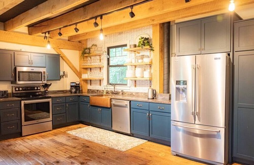 Dover House | The Hemlock- Timber Frame Barndominium