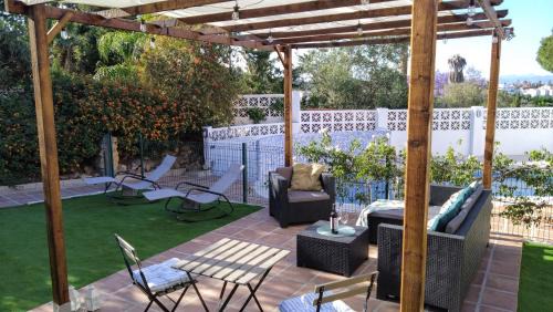 Torremolinos House | The Lemon Grove House - large private garden, private pool - perfect for families