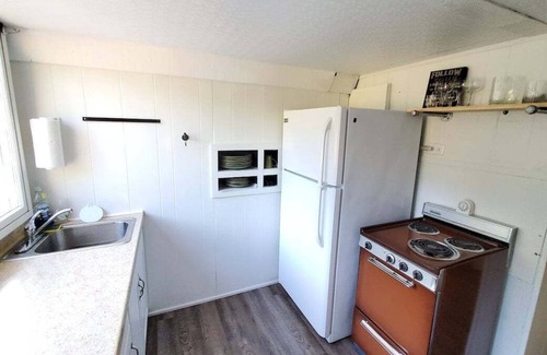 Bitely House | The Minnow Pad A-Frame (kayaks/ pontoon included)