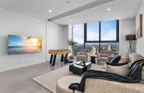 Surfers Paradise Apartment | The Ocean - Beachfront 72F 3Bedroom Skyhome Ocean Views with Parking & Resort Facilities