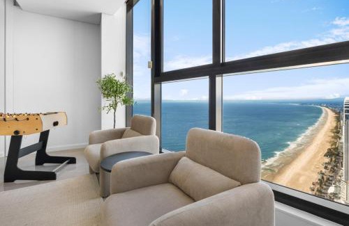 Surfers Paradise Apartment | The Ocean - Beachfront 72F 3Bedroom Skyhome Ocean Views with Parking & Resort Facilities