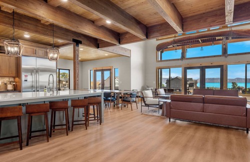 Fish Haven Cabin | The Ranch at Bear Lake | 7BR Lodge w/Hot Tub, Theater & Reserve Beach