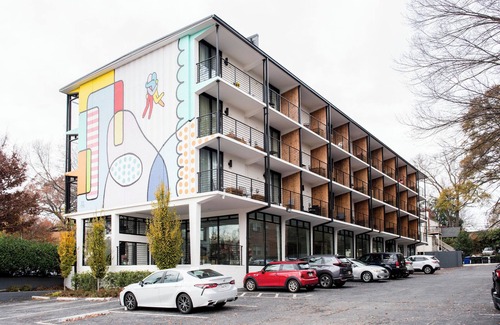 Poncey-Highland Apartment | The Scarlet - Downtown Balcony Skyline