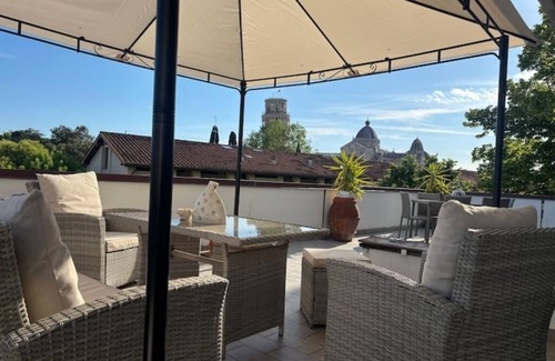 Pisa Apartment | The terrace on the Leaning Tower of Pisa