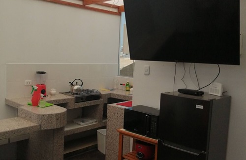 Punta Hermosa Apartment | The Viewing Point: Next to the grill zone with a great view of the ocean horizon