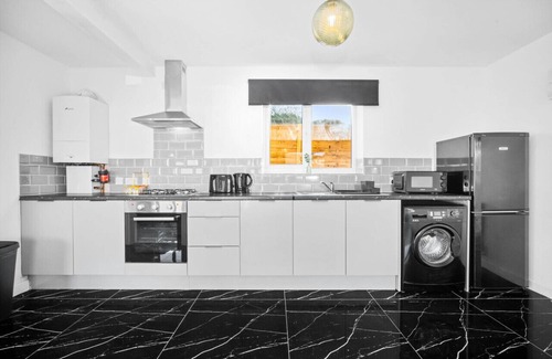 Cradley Heath Apartment | There is 1 bedroom with 1 small double bed, able to comfortably accommodate 2 guests.