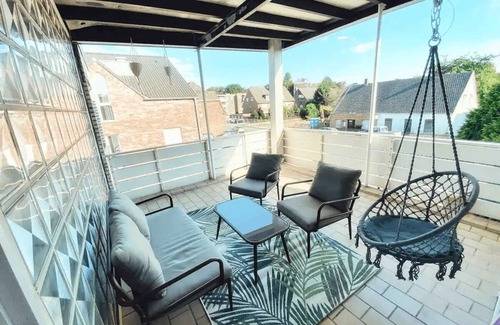 Wesel Apartment | Thomas Edison - Wohnung mit Großer Überdachter Terrasse