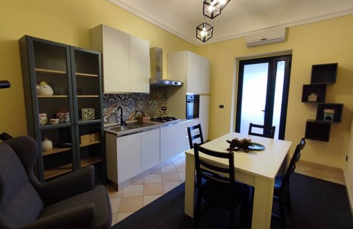 Campobello di Licata Apartment | Three rooms furnished and air-conditioned with a garden and terrace