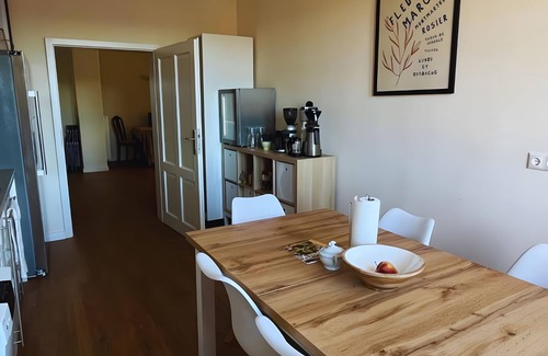 Marienfließ House | Tiny Home 'Bauwagen' with Shared Terrace and Shared Garden