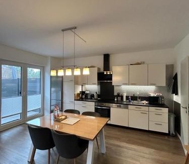 Bestensee Nord Apartment | TOP-Ferienwohnung bei Berlin, bis 3 Gäste, Terrasse und Garten