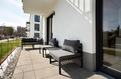 Greifswald Apartment | Top Loft mit Gartenterrasse