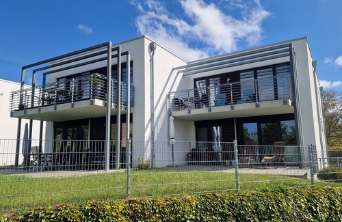 Altefaehr Apartment | Top vacation apartment near the beach with a great view of the water and Stralsund