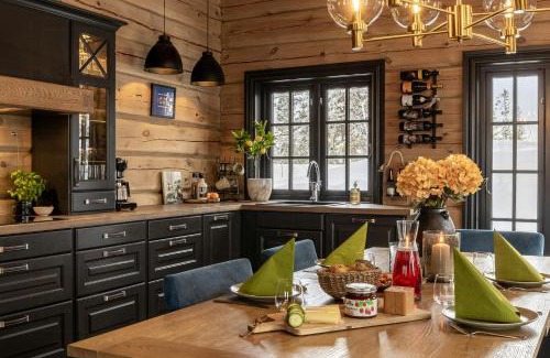 Rollag House | Traditional Feel In Modern Log Cabin