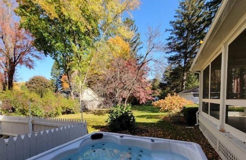 Claverack-Red Mills House | Tranquil Home w/ Pool, Secret Garden, Outdoor Space, Hot Tub-5 Min to Hudson