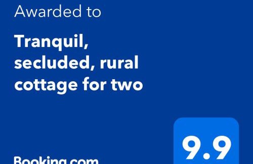 Beaumaris House | Tranquil, secluded, rural cottage for two