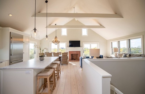 Tom Nevers House | Tranquility in Tom Nevers! 4 bedroom, 3.5 bath, heated pool, spa, ocean views