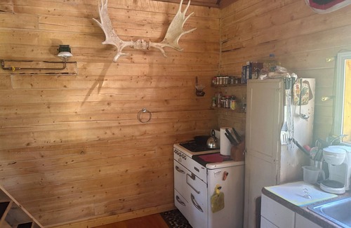 Trapper Creek Cabin | Trapper Creek Newer Log Cabin- 3 miles in from Parks Hwy