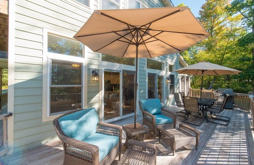 Swanton House | Tree-Lined Escape w/Hot Tub & Fire Pit