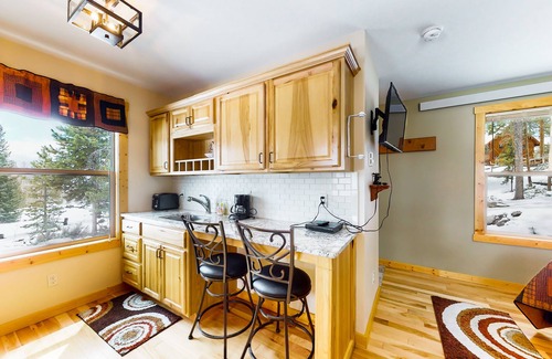 Grand Lake Apartment | Tree-lined studio with lake views, patio, & kitchenette