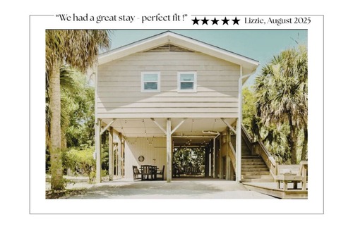 Edisto Island House | Treehouse Cottage - 3 Minute Beach Walk! ~ 3BR/2BA - Privacy Among Historic Oaks