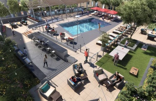 St. Elizabeth's Apartment | Trendy Brighton 1BR w/W/D, Gym, near T, Shops + Dining, by Blueground