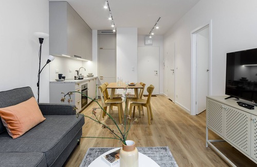 Mokotow Apartment | Trendy flat for travelers with kids near the Chopin Airport
