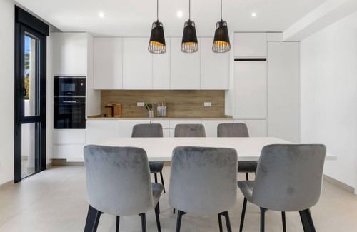 Santiago de la Ribera Apartment | Tropical Beach Penthouse by Interhome