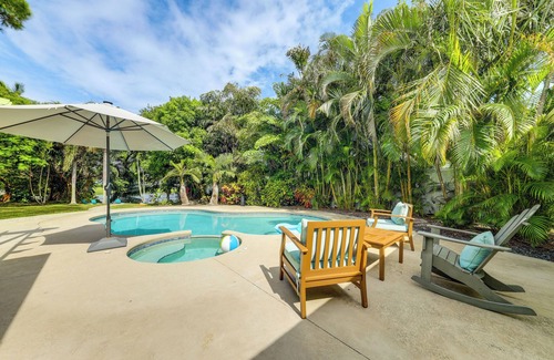 Stuart Cottage | Tropical Pool Oasis on 1/4 Acre by Downtown Stuart