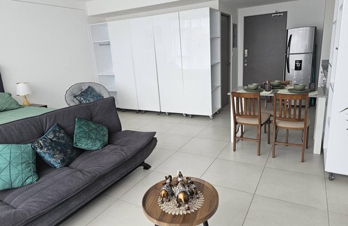 San Pedro Apartment | Tropical Vista iFreses, 2nd floor! AC, TV and Pool