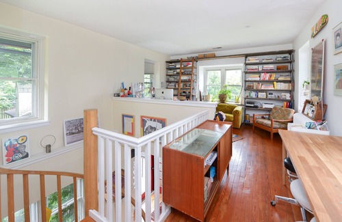 West Mount Airy Villa | Tudor Mansion With Outdoor Oasis and Swimming Pool