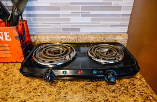 Bonita House | Turtle-themed tiny house with a turtle pond, hot tub, e-bikes, and EV charging