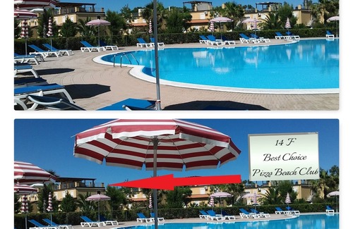 Pizzo House | Two bedroom apartment 14F located in front of one of the 2 swimming pools